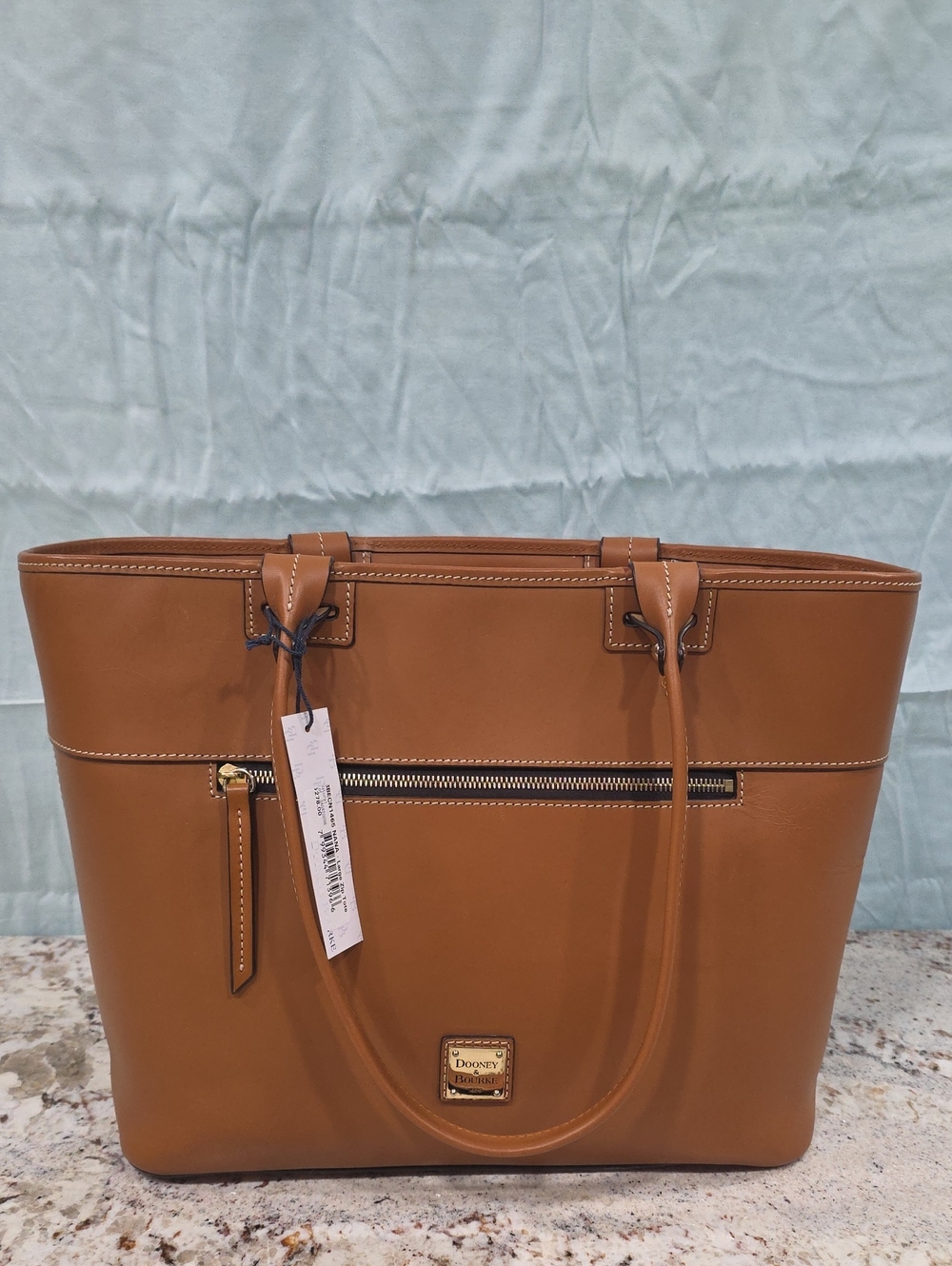 Dooney & Bourke Beacon Tote — NWT / Smooth Leather / Front Zip Pocket